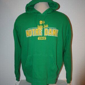 J. AMERICA Notre Dame Fighting Irish XXL Sweatshirt Hoodie Chest: 52" Green 2XL